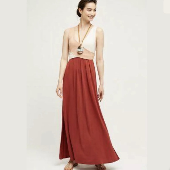 Maeve Dresses & Skirts - Anthropologie Maeve Elysian Color Block Maxi Dress